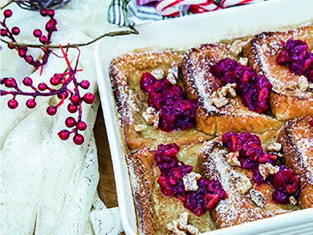 Read article: Breaking Bread: Overnight Walnut French Toast with Cranberry Walnut Ginger Compote