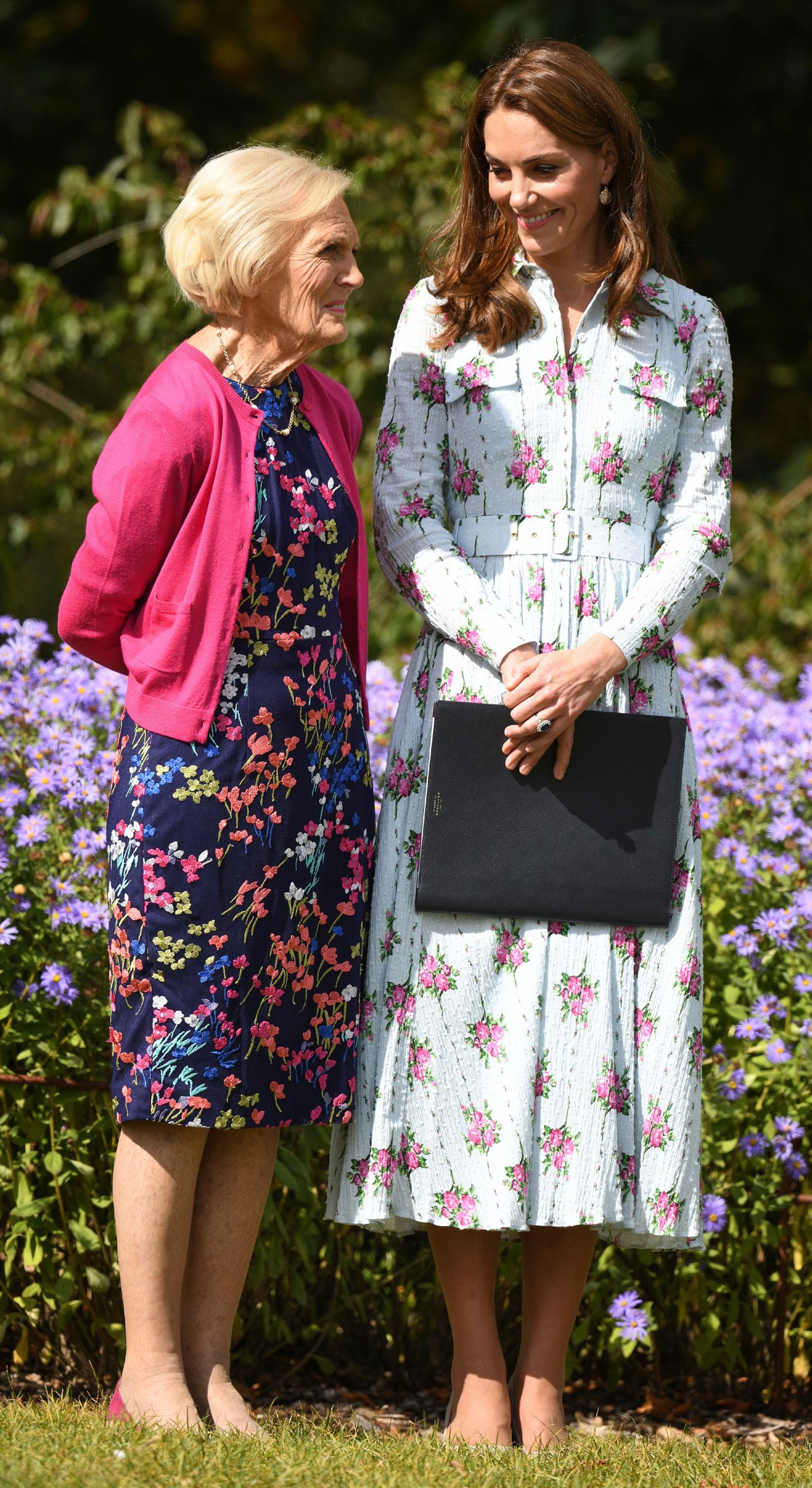 The Duchess of Cambridge and Mary Berry
