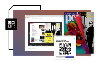 Generate a QR code on Issuu for your digital content